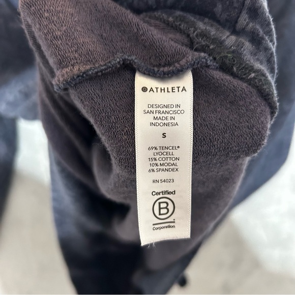 Athleta Sweater Womens Small Studio to Street Blue Sweatshirt Soft Modal - Picture 6 of 8